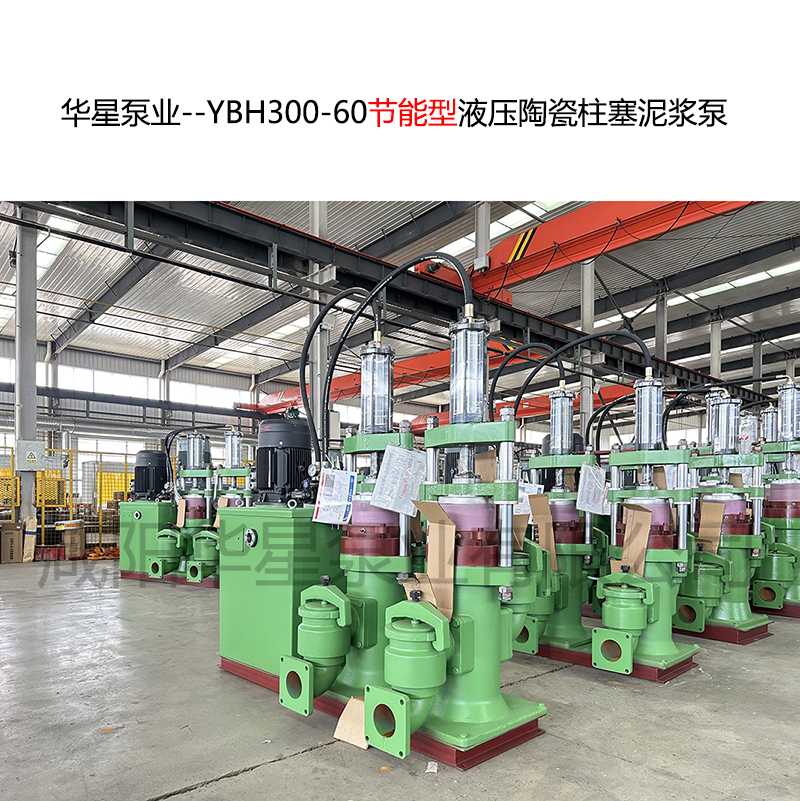 有機肥生產(chǎn)廠家使用YBH300柱塞泥漿泵